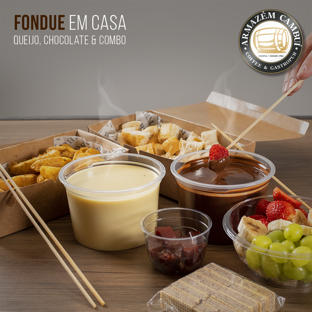 Fondue em Campinas é no Armazém Cambuí
